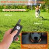 984FT Dog Training Collar IP65 Waterproof Pet Beep Vibration Electric Shock Collar 3 Channels Rechargeable Transmitter Receiver Trainer with Recording