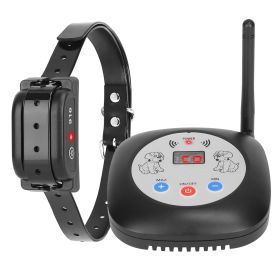 328FT Electric Wireless Dog Fence System With GPS Location Monitor Collar Receiver Rechargeable Beep Vibration Fence System for Small Medium Large Dog (Option: DogFence 1Collar)